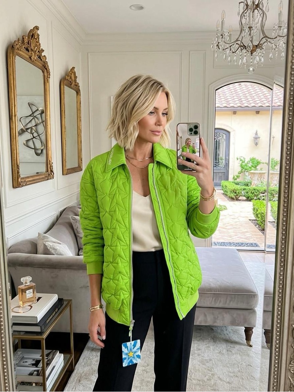 KhrisJoy Puff star Bomber jacket sz 1 (medium) $1099 nwt